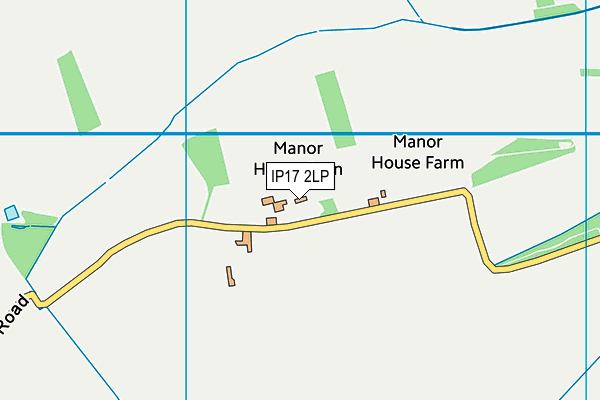 IP17 2LP map - OS VectorMap District (Ordnance Survey)