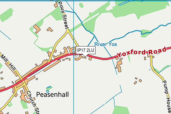 IP17 2LU map - OS VectorMap District (Ordnance Survey)