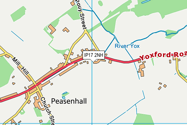 IP17 2NH map - OS VectorMap District (Ordnance Survey)