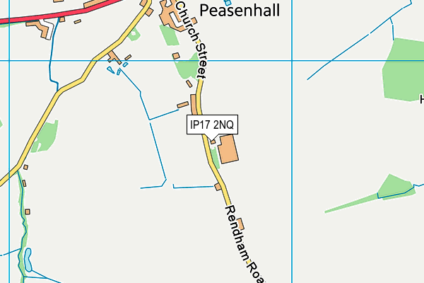 IP17 2NQ map - OS VectorMap District (Ordnance Survey)