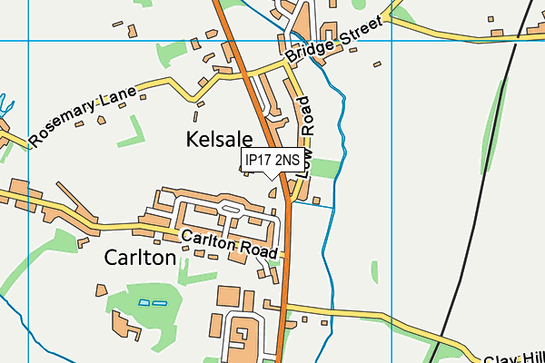 IP17 2NS map - OS VectorMap District (Ordnance Survey)