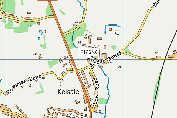 Kelsale Park map (IP17 2NX) - OS VectorMap District (Ordnance Survey)