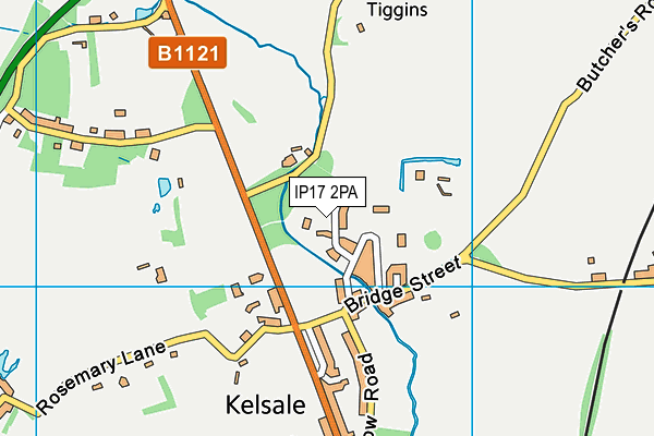 IP17 2PA map - OS VectorMap District (Ordnance Survey)