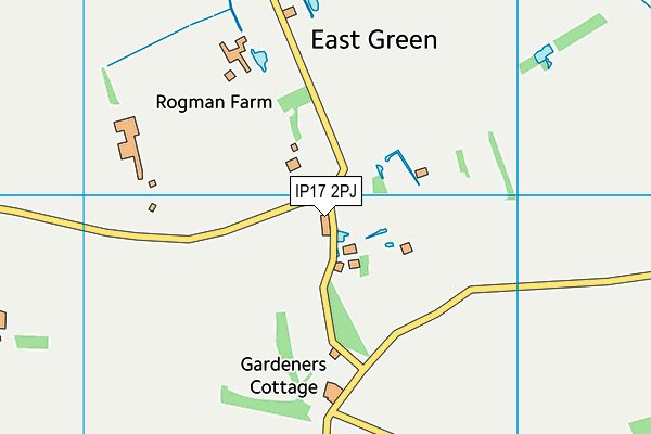 IP17 2PJ map - OS VectorMap District (Ordnance Survey)