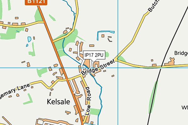 IP17 2PU map - OS VectorMap District (Ordnance Survey)