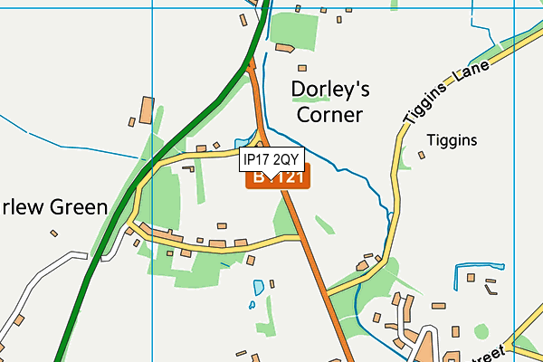 IP17 2QY map - OS VectorMap District (Ordnance Survey)