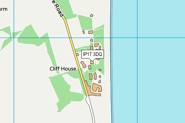 IP17 3DQ map - OS VectorMap District (Ordnance Survey)