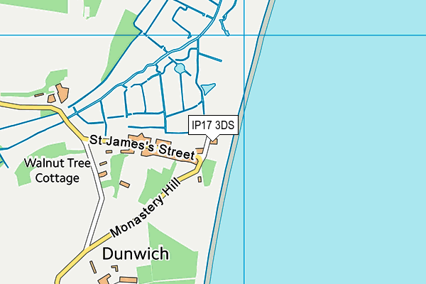 IP17 3DS map - OS VectorMap District (Ordnance Survey)