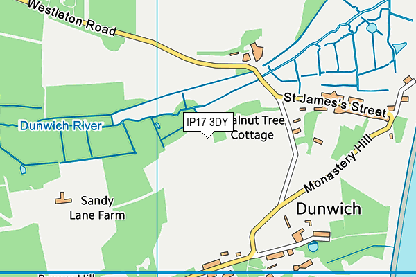 IP17 3DY map - OS VectorMap District (Ordnance Survey)