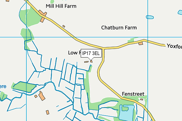 IP17 3EL map - OS VectorMap District (Ordnance Survey)