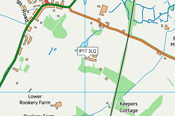 IP17 3LQ map - OS VectorMap District (Ordnance Survey)