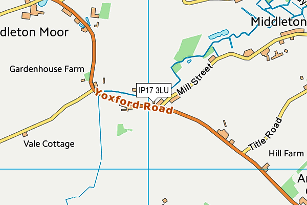 IP17 3LU map - OS VectorMap District (Ordnance Survey)