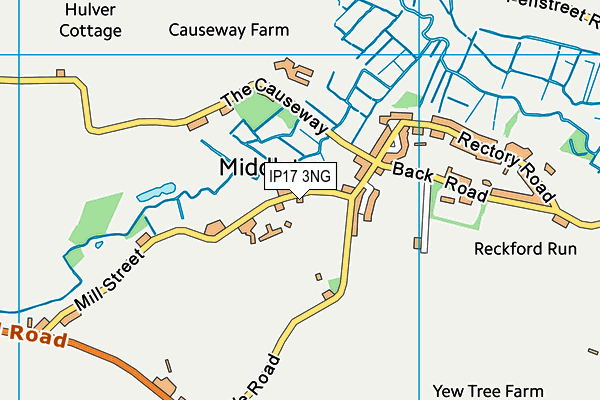 IP17 3NG map - OS VectorMap District (Ordnance Survey)