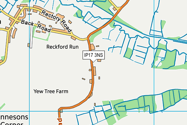 IP17 3NS map - OS VectorMap District (Ordnance Survey)