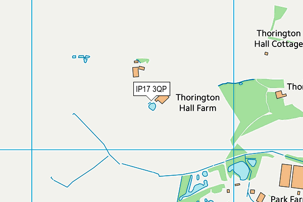 IP17 3QP map - OS VectorMap District (Ordnance Survey)