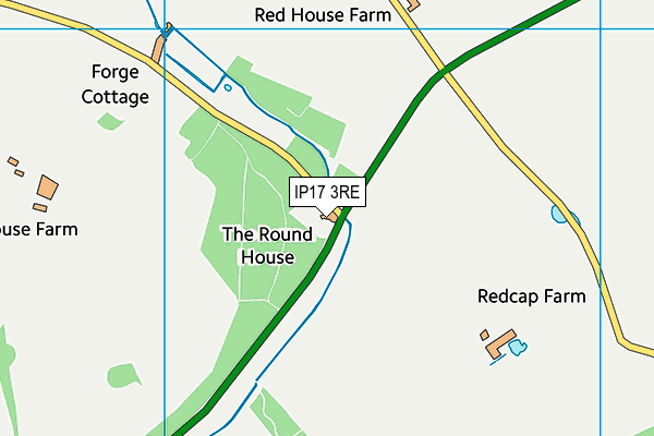 IP17 3RE map - OS VectorMap District (Ordnance Survey)