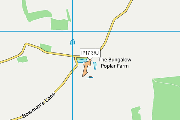 IP17 3RJ map - OS VectorMap District (Ordnance Survey)