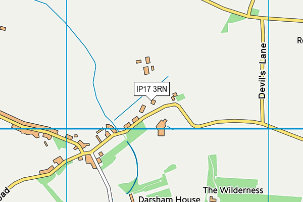 IP17 3RN map - OS VectorMap District (Ordnance Survey)