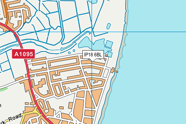 IP18 6BL map - OS VectorMap District (Ordnance Survey)