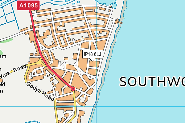 IP18 6LJ map - OS VectorMap District (Ordnance Survey)