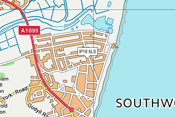 IP18 6LS map - OS VectorMap District (Ordnance Survey)