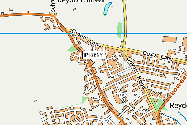 IP18 6NY map - OS VectorMap District (Ordnance Survey)