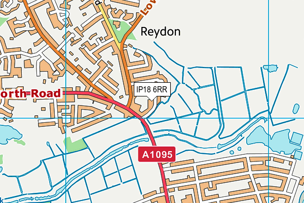 IP18 6RR map - OS VectorMap District (Ordnance Survey)