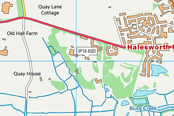St Felix School map (IP18 6SD) - OS VectorMap District (Ordnance Survey)
