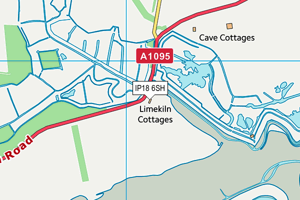 IP18 6SH map - OS VectorMap District (Ordnance Survey)