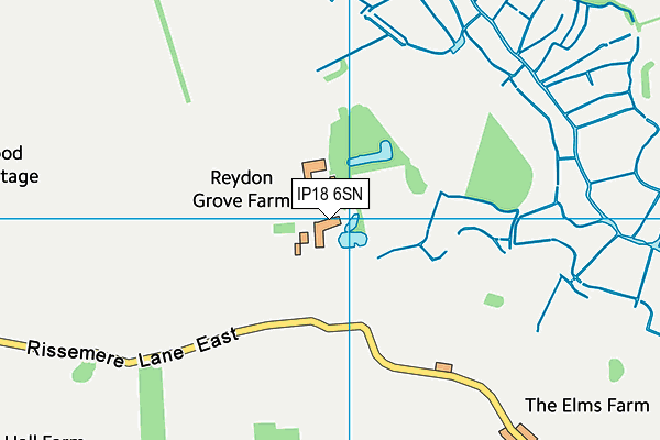 IP18 6SN map - OS VectorMap District (Ordnance Survey)