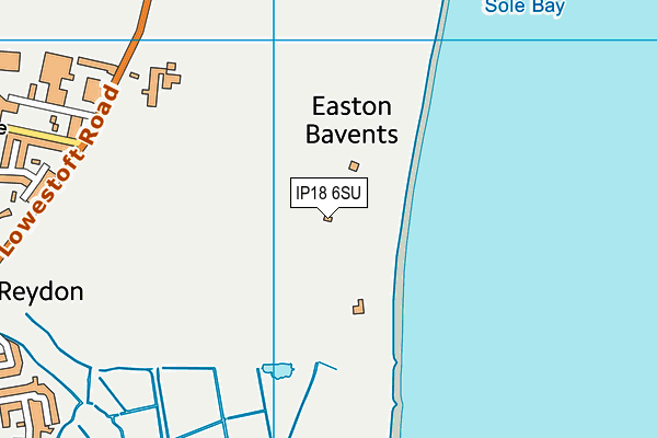 IP18 6SU map - OS VectorMap District (Ordnance Survey)