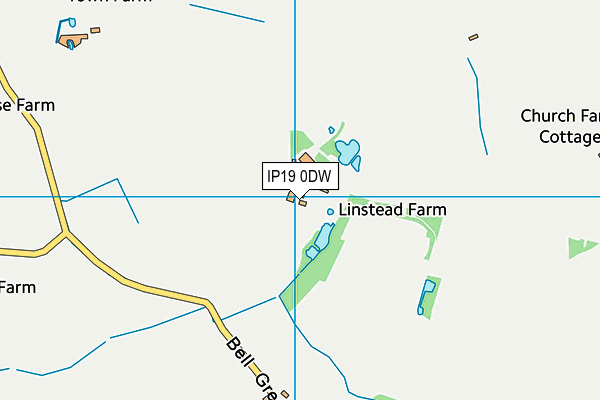 IP19 0DW map - OS VectorMap District (Ordnance Survey)
