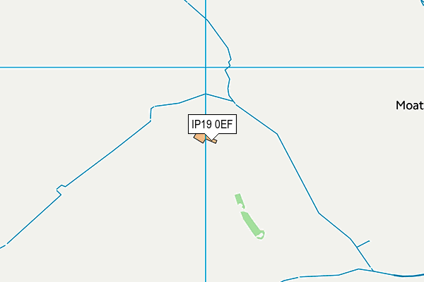 IP19 0EF map - OS VectorMap District (Ordnance Survey)