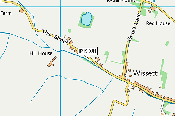 IP19 0JH map - OS VectorMap District (Ordnance Survey)