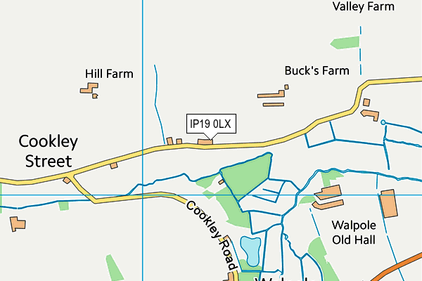 IP19 0LX map - OS VectorMap District (Ordnance Survey)