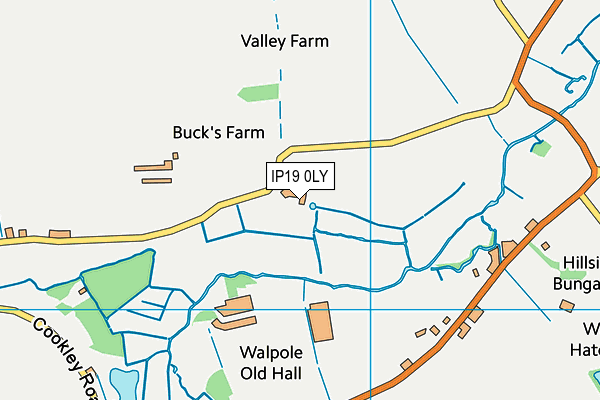 IP19 0LY map - OS VectorMap District (Ordnance Survey)