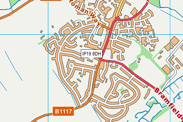 IP19 8DH map - OS VectorMap District (Ordnance Survey)
