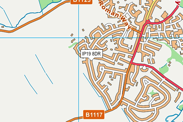 IP19 8DR map - OS VectorMap District (Ordnance Survey)