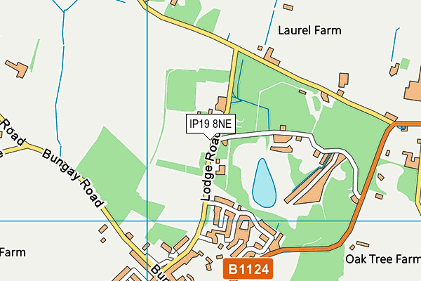 IP19 8NE map - OS VectorMap District (Ordnance Survey)