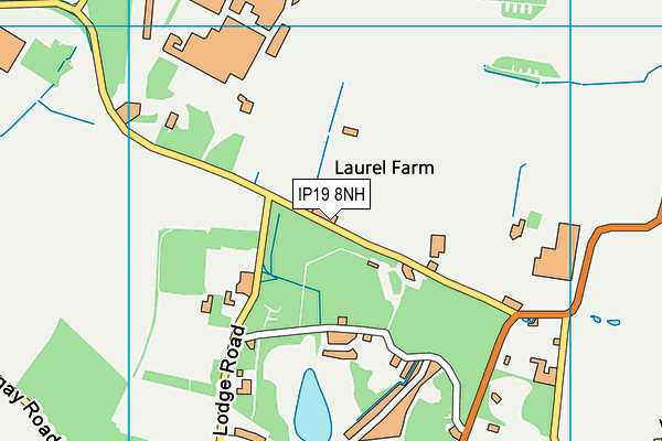 IP19 8NH map - OS VectorMap District (Ordnance Survey)