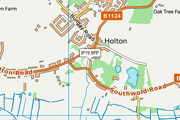 IP19 8PP map - OS VectorMap District (Ordnance Survey)