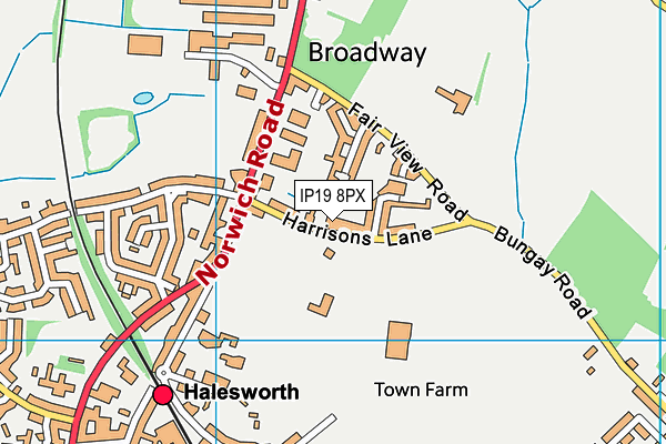 Map of D B RENOVATIONS EAST ANGLIA LTD at district scale