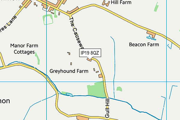 IP19 8QZ map - OS VectorMap District (Ordnance Survey)