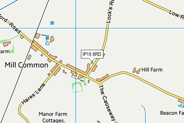IP19 8RD map - OS VectorMap District (Ordnance Survey)