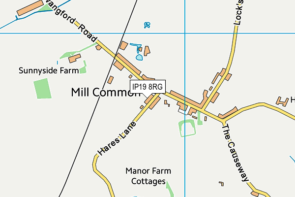 IP19 8RG map - OS VectorMap District (Ordnance Survey)