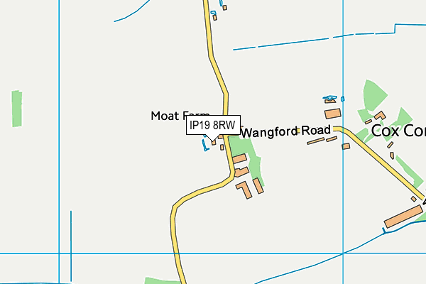 IP19 8RW map - OS VectorMap District (Ordnance Survey)