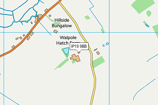 IP19 9BB map - OS VectorMap District (Ordnance Survey)
