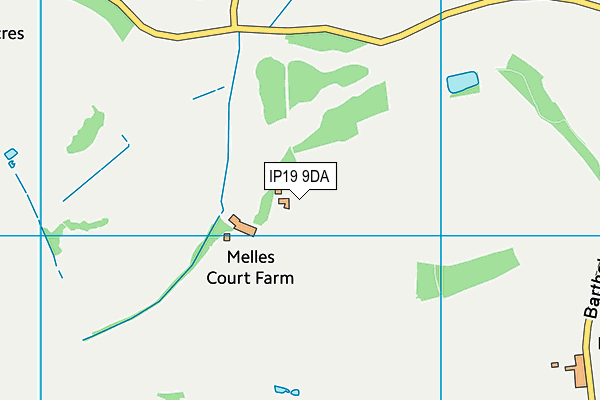 IP19 9DA map - OS VectorMap District (Ordnance Survey)