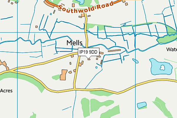 IP19 9DD map - OS VectorMap District (Ordnance Survey)