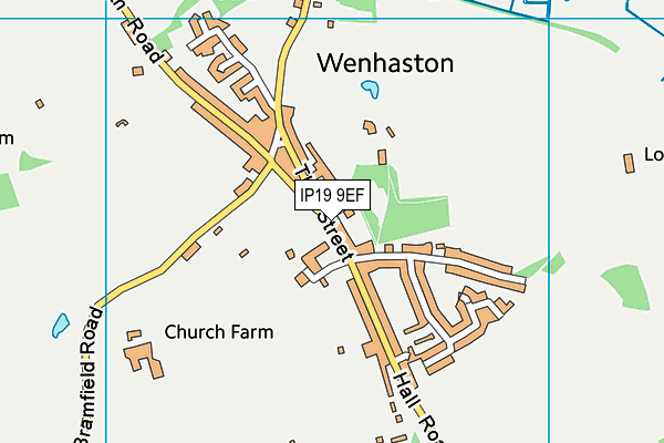 IP19 9EF map - OS VectorMap District (Ordnance Survey)